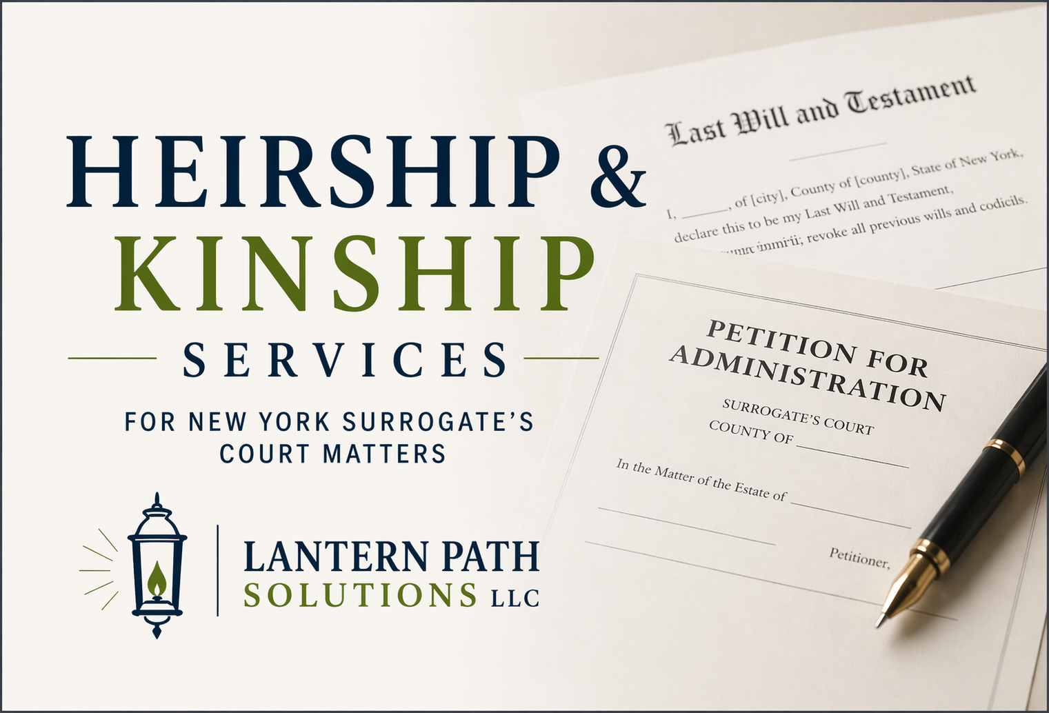 Legal probate documents